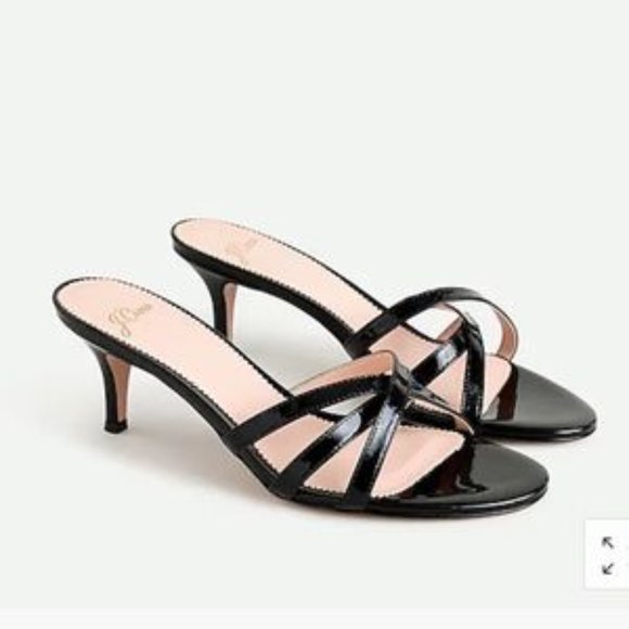 J. Crew Shoes - J Crew Patent Cross Strap Mule, AV958, 9.5